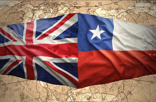 Chile e Reino Unido — Fotografia de Stock