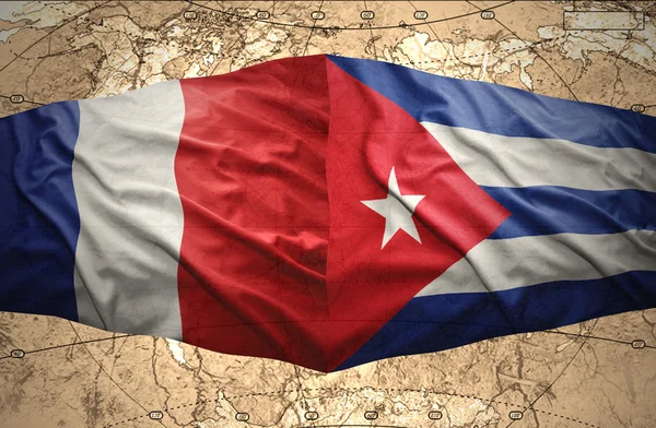 Kuba és Franciaország — Stock Fotó