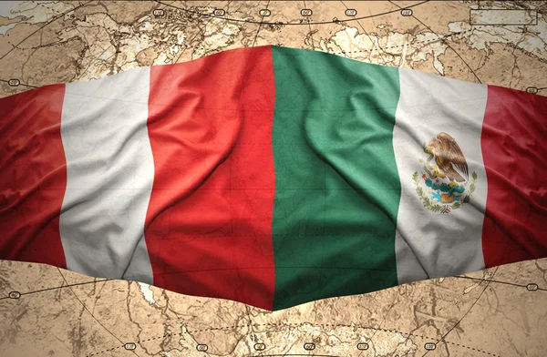 Mexiko och peru — Stockfoto