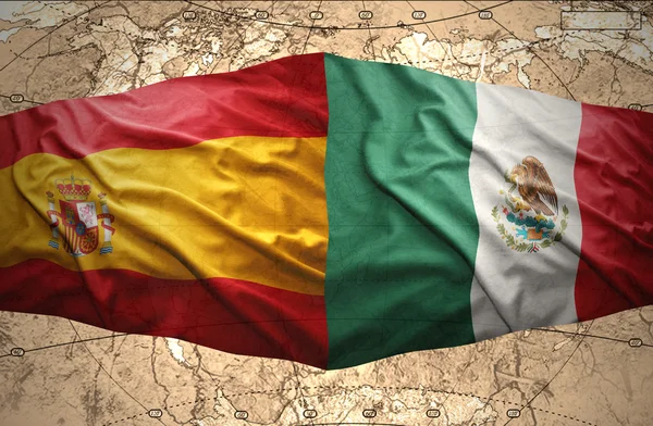 Mexico e espanha — Fotografia de Stock