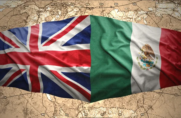 メキシコおよびイギリス — ストック写真