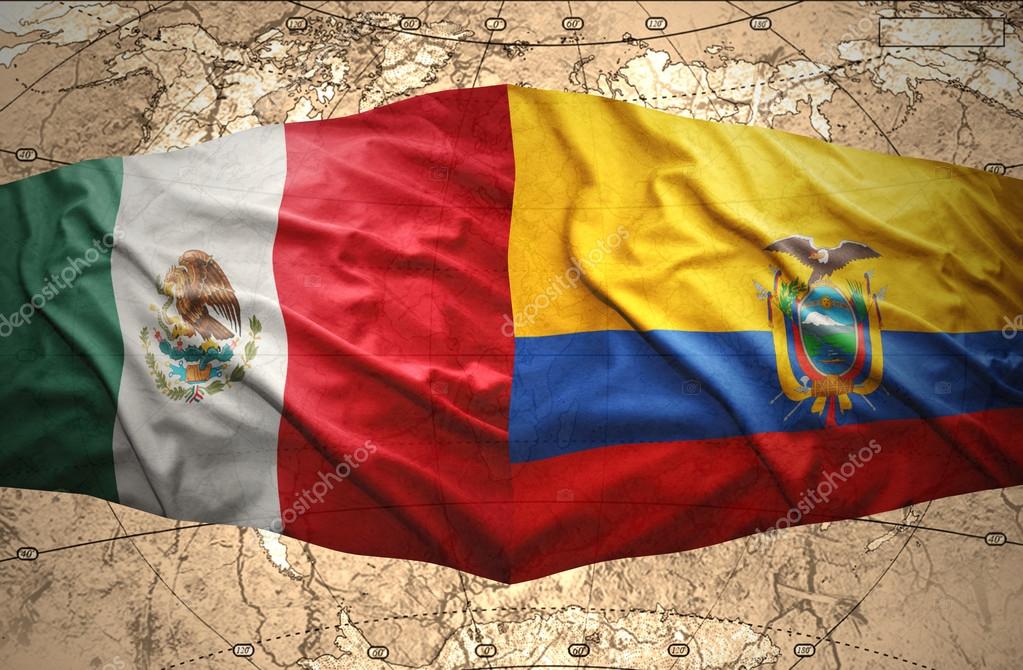 Ecuador To Mexico Map Ecuador And Mexico Stock Photo By ©Ruletkka 39201455