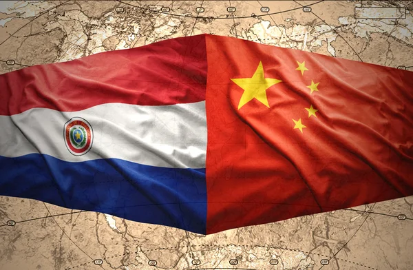 Парагвай і Китай — стокове фото