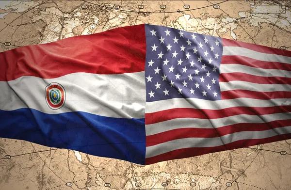 Paraguay y Estados Unidos de América — Foto de Stock