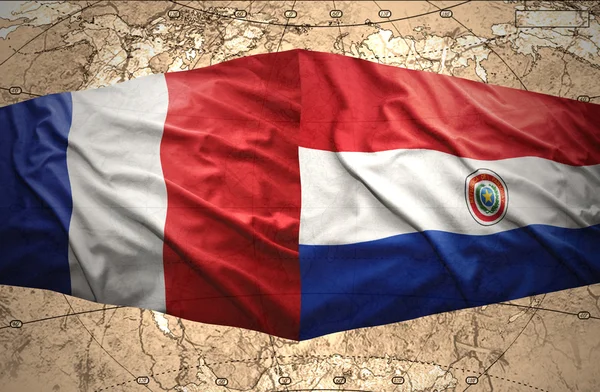 Paraguay en Frankrijk — Stockfoto