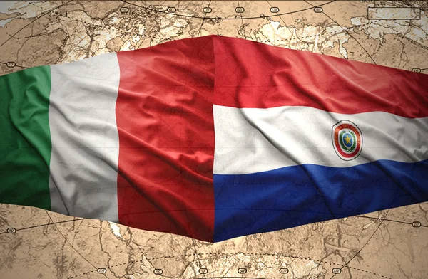 Paraguay och Italien — Stockfoto