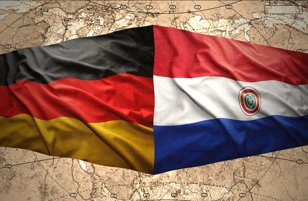 Paraguay and Germany — Stock Photo, Image
