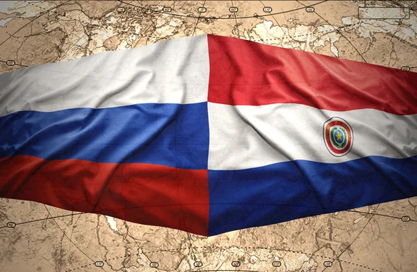 Paraguay y Rusia — Foto de Stock