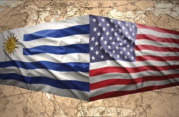 Uruguay y Estados Unidos de América —  Fotos de Stock