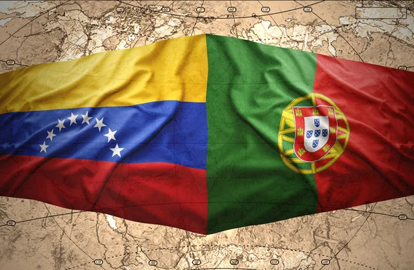 Venezuela och portugal — Stockfoto