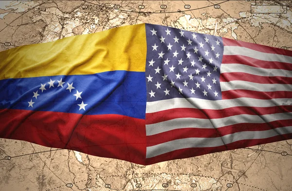 Venezuela och Förenta staterna — Stockfoto
