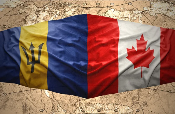 Barbados and Canada — Stock Photo, Image