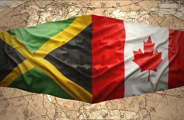 Ямайка і Канада — стокове фото