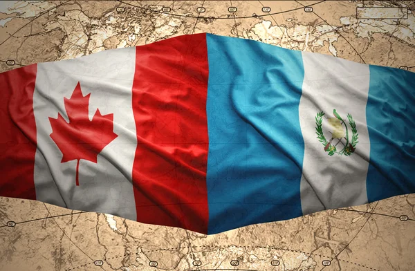 Guatemala and Canada — Stock Photo, Image