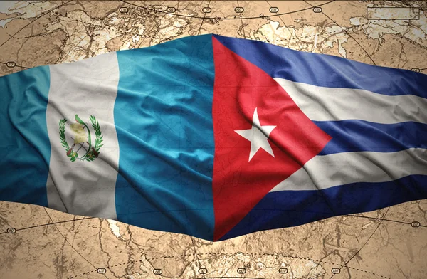 Guatemala og Cuba – stockfoto