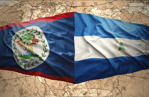 Nicaragua och belize — Stockfoto