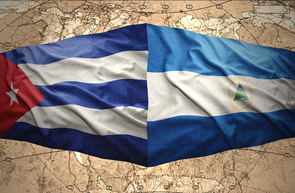 Nikaragua dan Kuba — Stok Foto