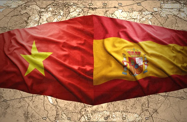 Vietnam and Spain — Stock Photo, Image