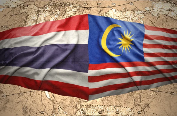 Thailand and Malaysia — Stock Photo, Image