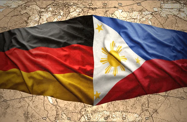 Philippines and Germany — Stock Photo, Image