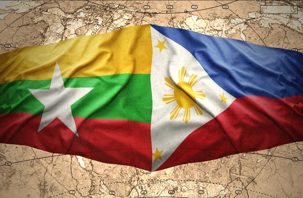 Philippines and Myanmar — Stock Photo, Image