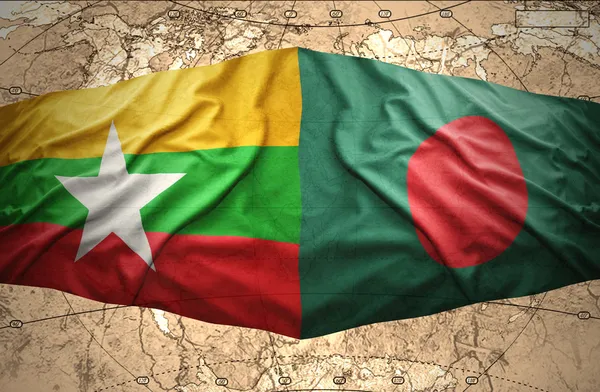 Myanmar and Bangladesh — Stock Photo, Image