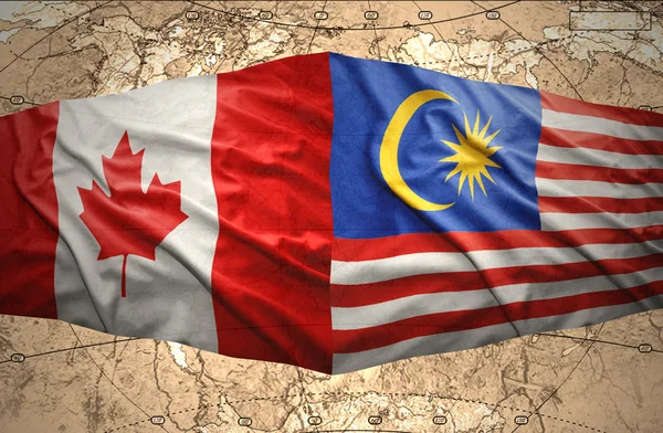 Malaysia and Canada — Stock Photo, Image