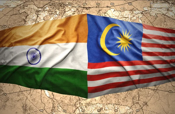马来西亚和印度 — 图库照片