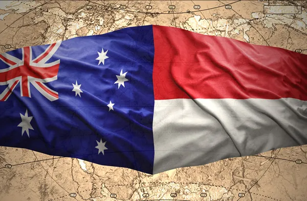 Indonesia and Australia — Stock Photo, Image