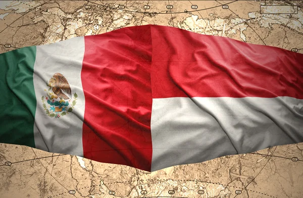 Indonesia and Mexico — Stock Photo, Image