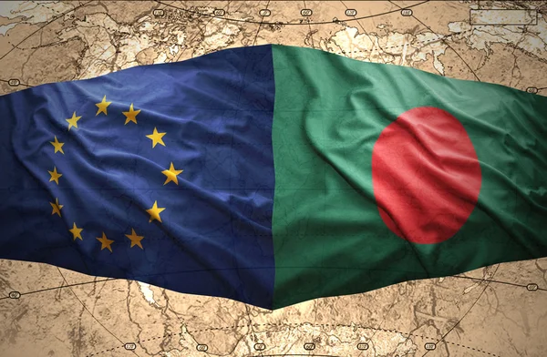 Bangladesh e Unione europea — Foto Stock