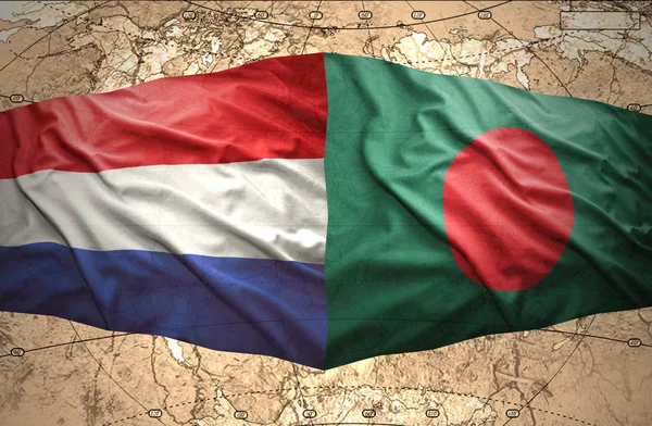 Bangladesh e Paesi Bassi — Foto Stock