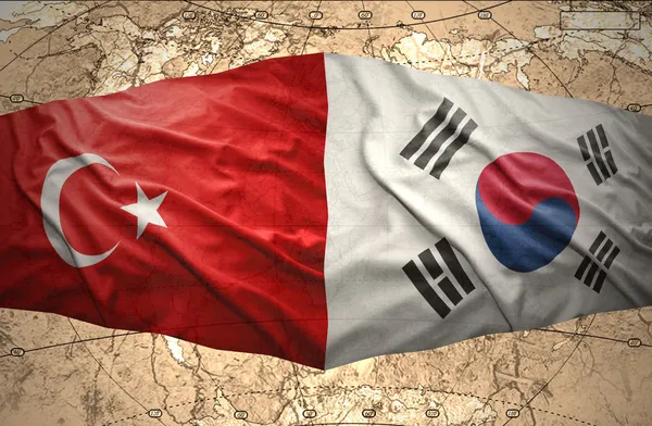 South Korea and Turkey — Stock Photo, Image