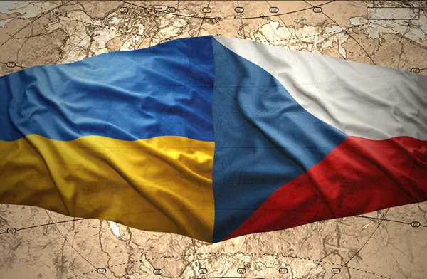 Ukraine and Czech Republic — Stock Photo, Image