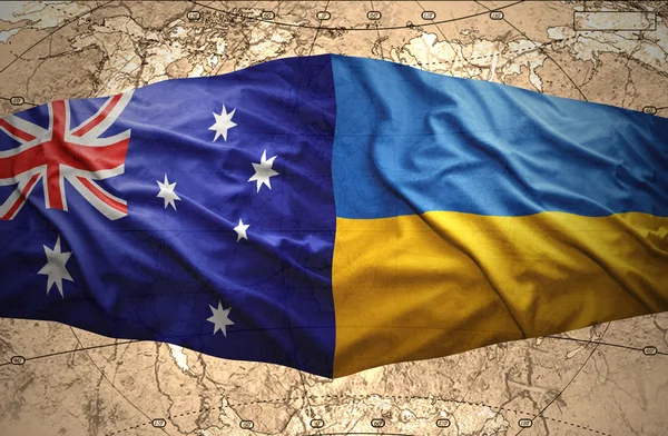 Ukraine and Australia — Stock Photo, Image