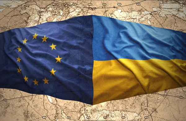 Ukrayna ve Avrupa Birliği — Zdjęcie stockowe
