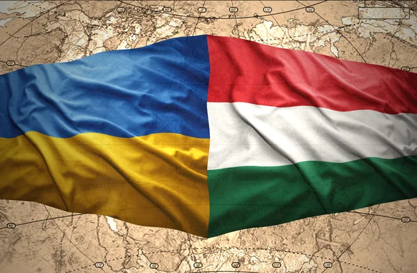 Ukrajna és Magyarország — Stock Fotó