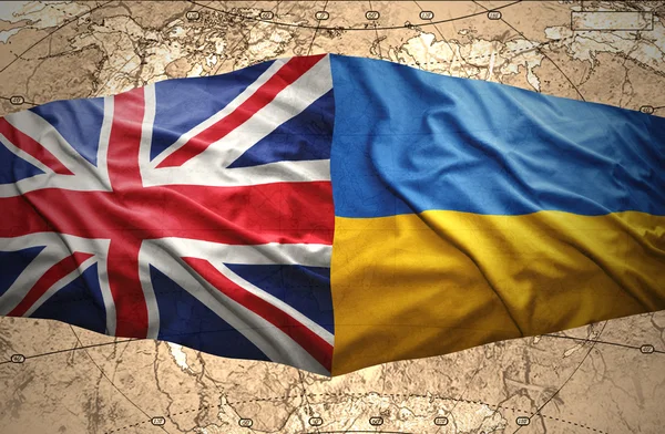 Україна і Сполучені Штати Америки — стокове фото