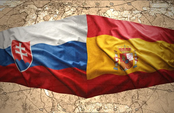Slowakije en Spanje — Stockfoto