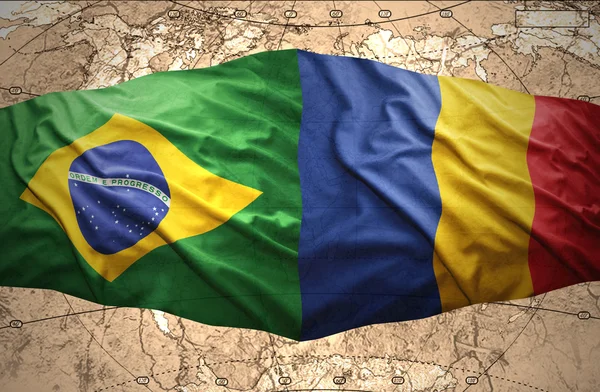 Romania and Brazil — Stock Photo, Image