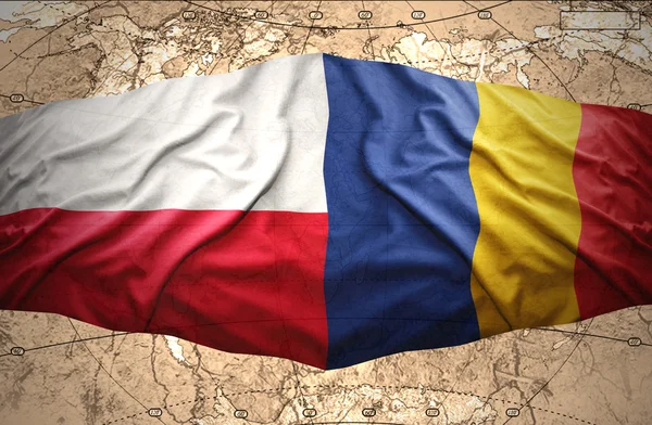 Rumunsko a Polsko — Stock fotografie