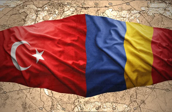 Rumänien och Turkiet — Stockfoto
