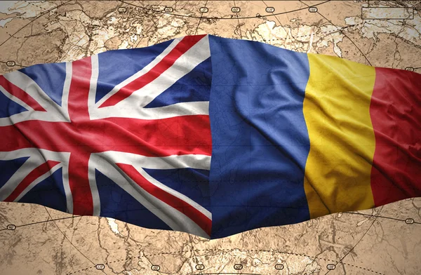 Roménia e Reino Unido — Zdjęcie stockowe