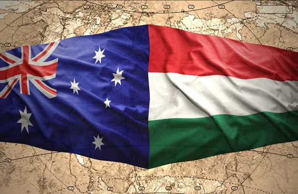 Hungary and Australia — Stock Photo, Image