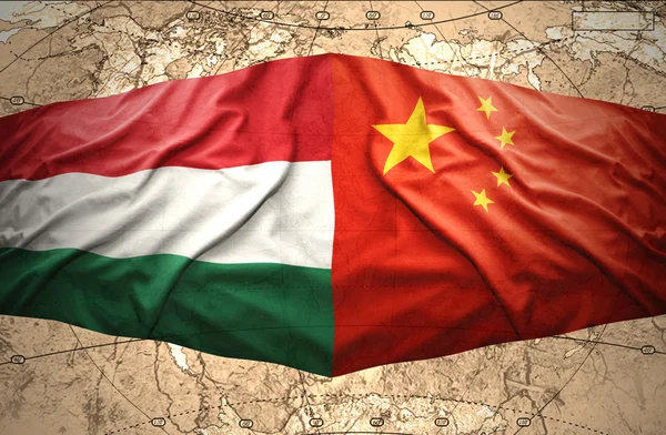 匈牙利和中国 — 图库照片