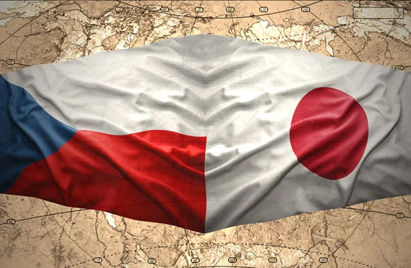 República Checa e Japão — Fotografia de Stock