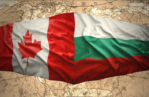 Bulgaria and Canada — Stock Photo, Image