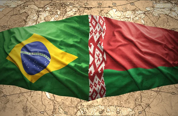 Belarus and Brazil — Stock Photo, Image