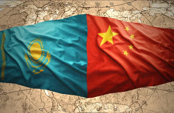 Kazakistan ve Çin — Stok fotoğraf