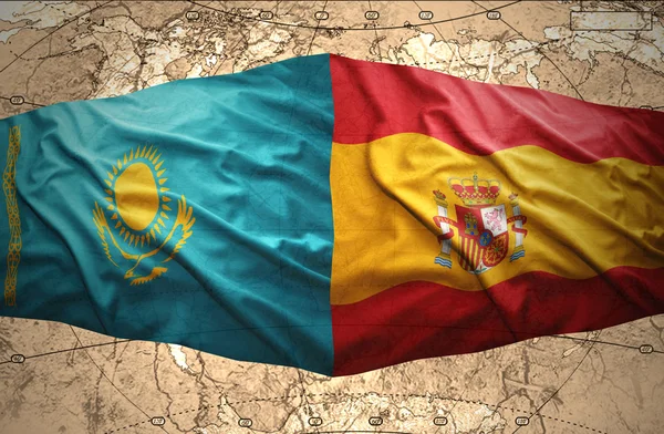Kazakhstan and Spain — Stock Photo, Image